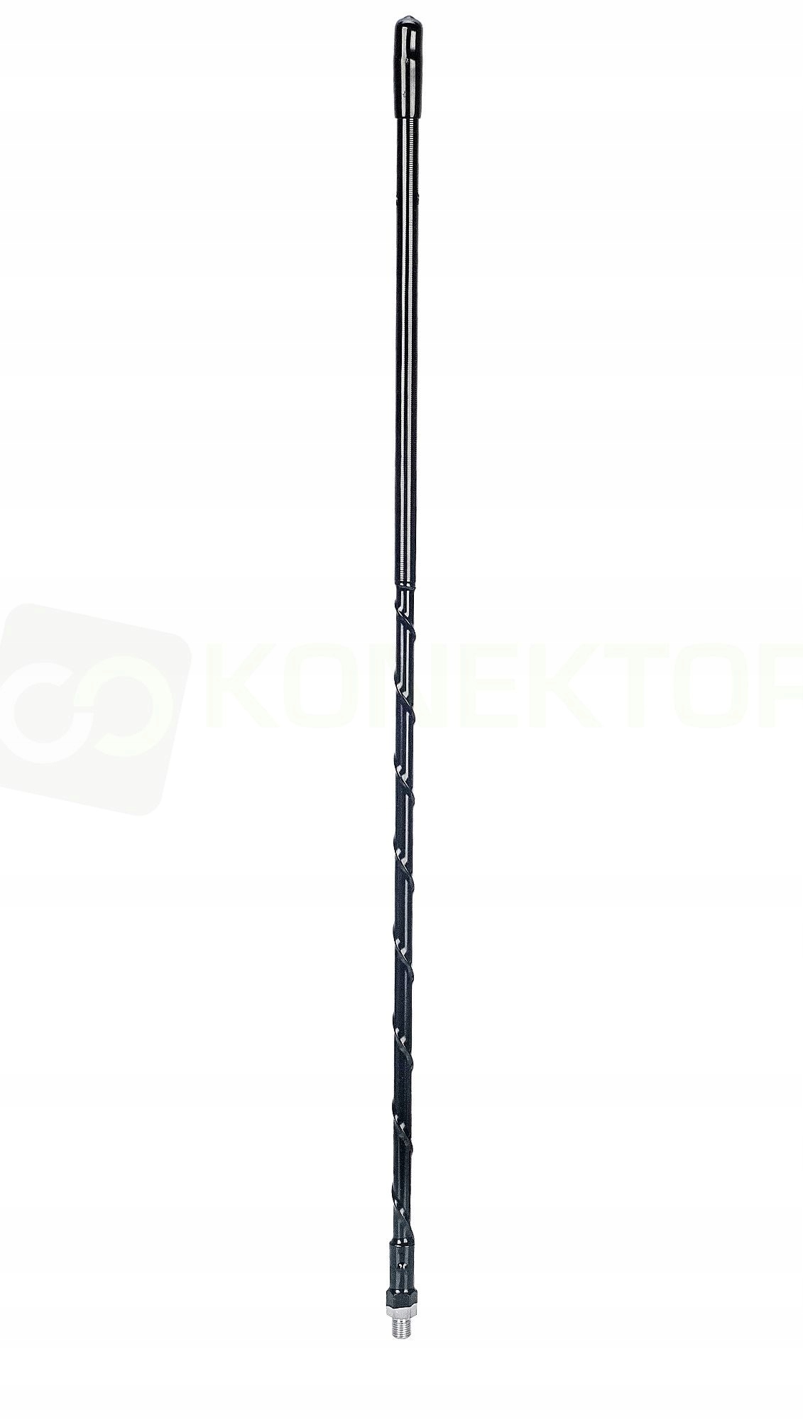 Solarcon Prowler 202 Black Antena Cb helikalna 60cm montaż 3/8 Top Loaded