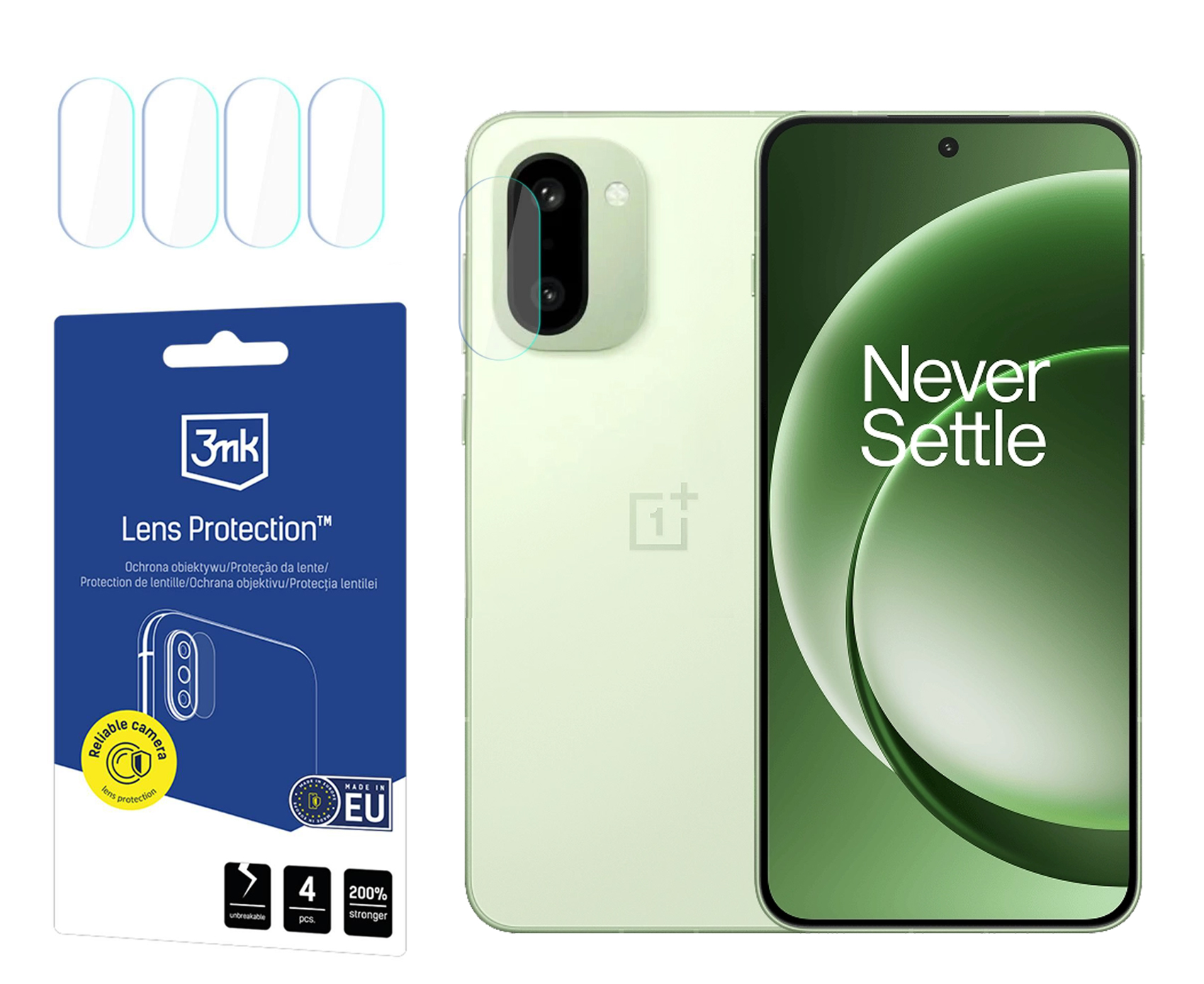 Sklo na objektív 3MK Lens pre OnePlus 15R 4ks