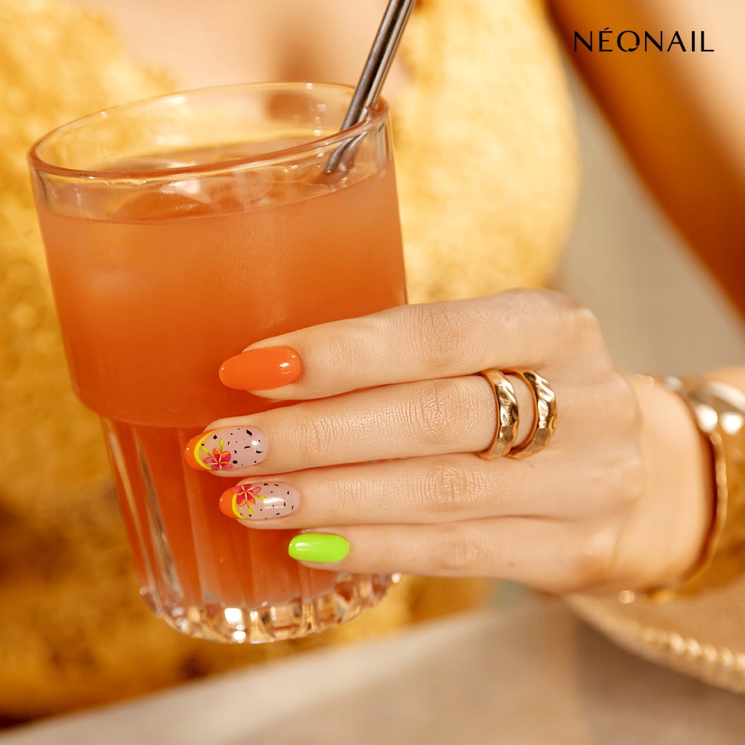 NEONAIL Top Hybrydowy CRUSH BLACK GLOSS 7,2 ml Kolor Bezbarwny