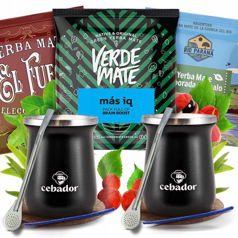 Levně Sada Yerba Mate Pro Dva 2x TermoMate Pro a 2x bombilla 3x50g