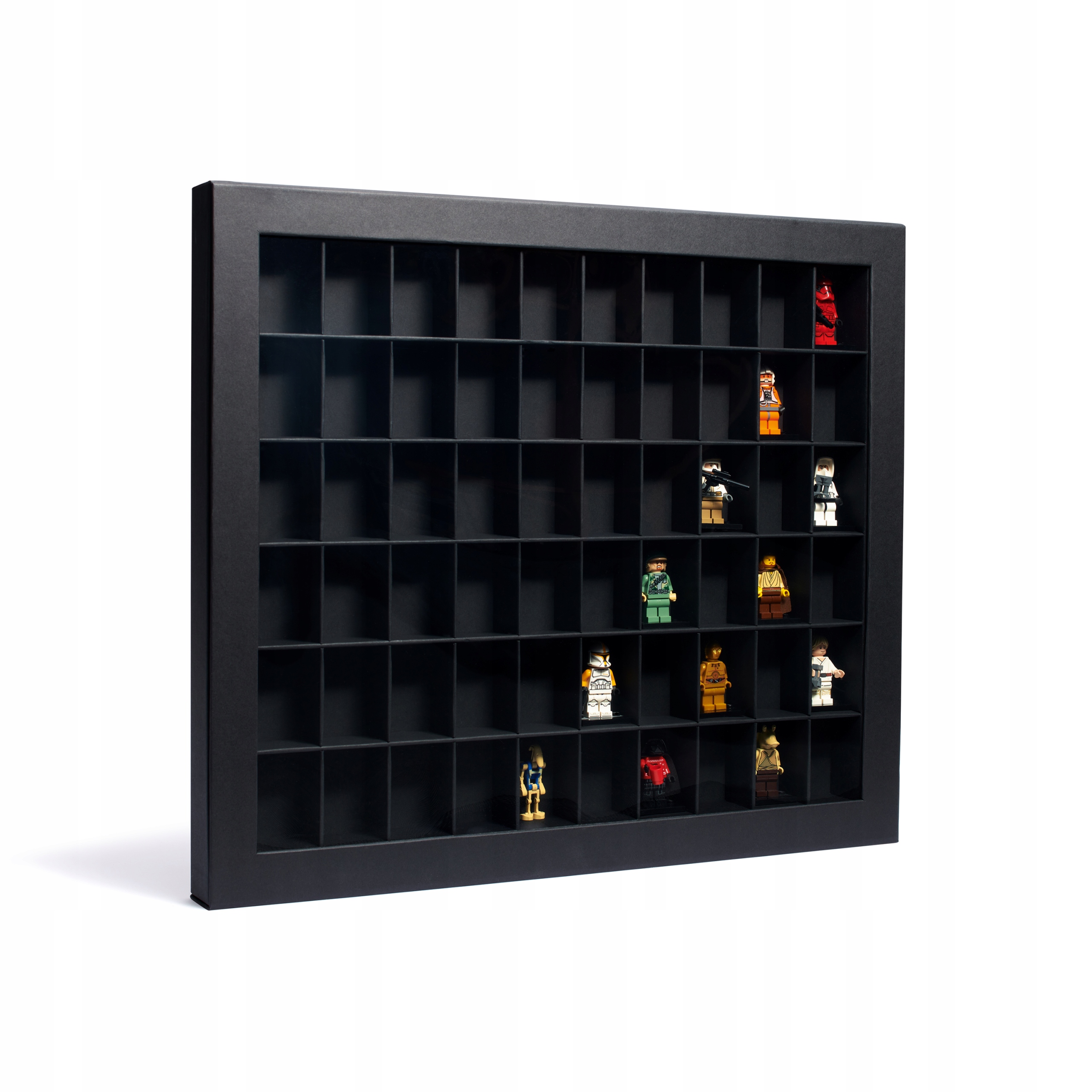 Elegantní Vystavovací Krabička Pro 60 Přihrádek Leuchtturm Lego Minerálů