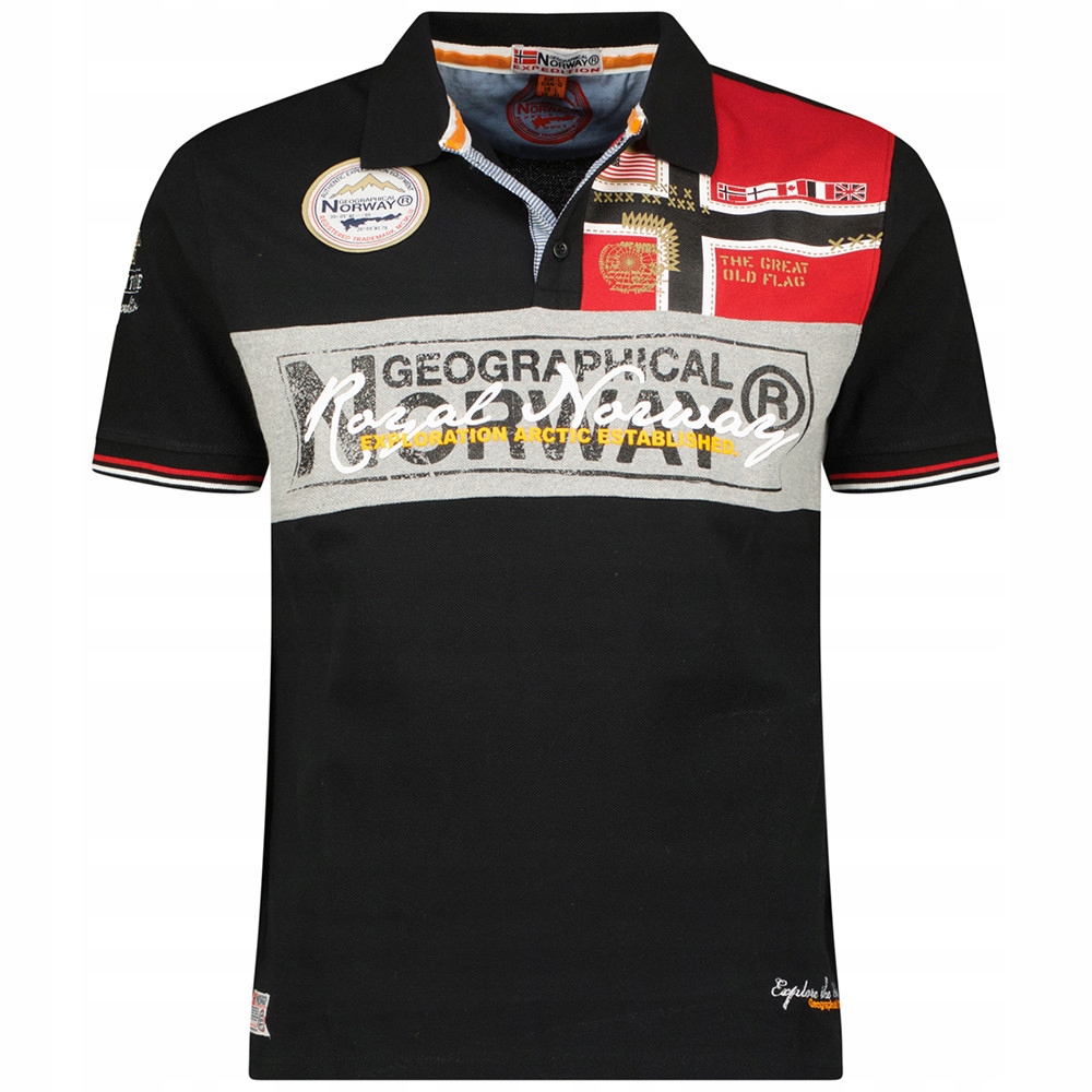 Geographical Norway polokošile pánská Kidney Men M černá