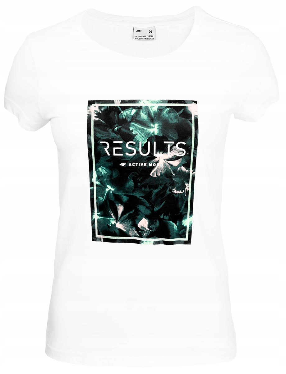 

4F Koszulka damska t-shirt sportowa fitness r.L