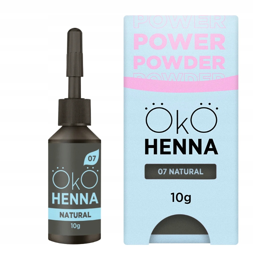 Oko Power Powder henna na obočí 07 Natural Brown 10 g