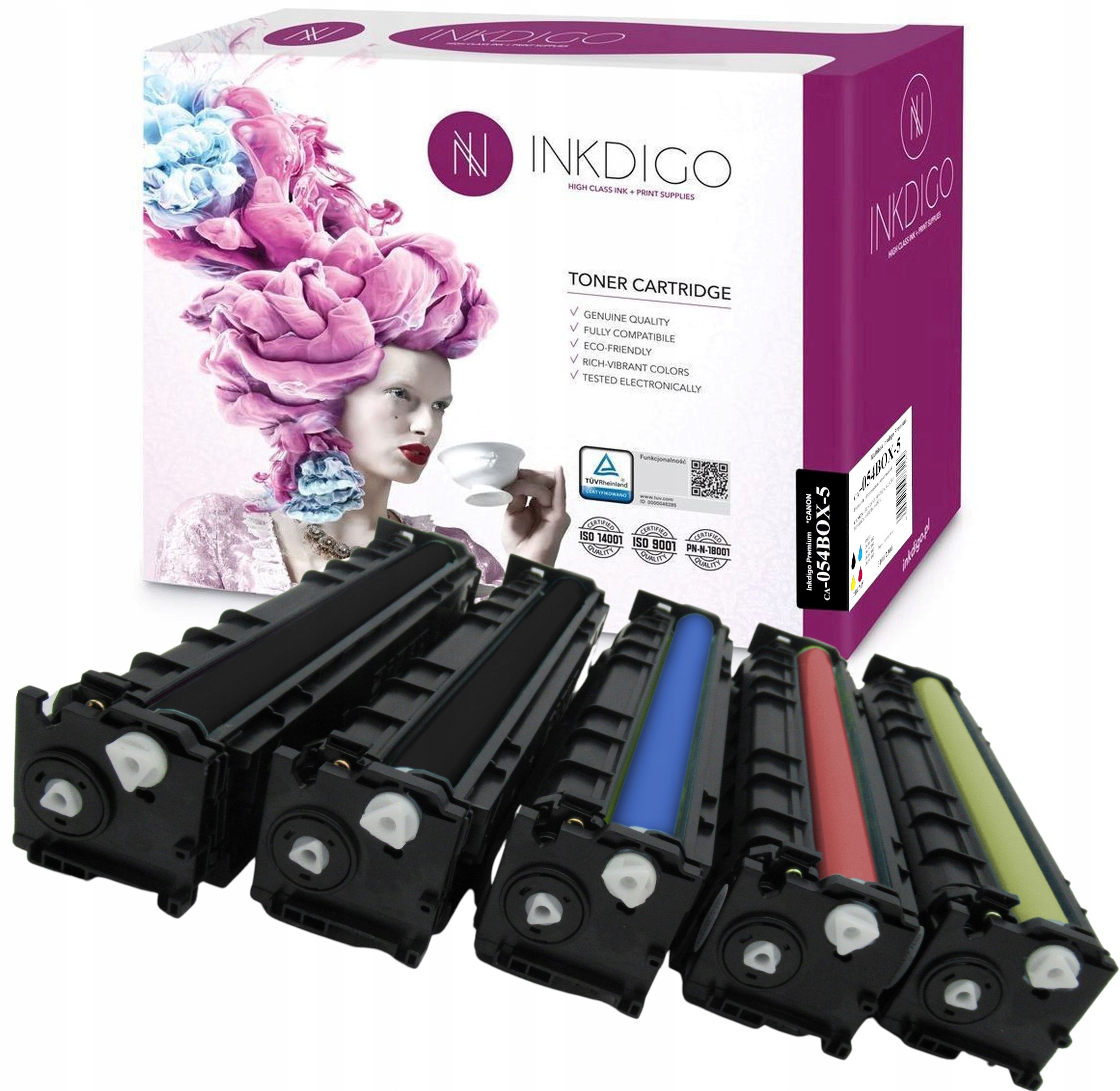 

5x Toner Canon CRG-054 MF643Cdw MF644Cdw MF645Cx