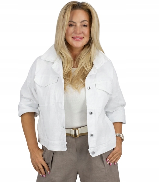 Bavlněná krátká a'la džínová bunda Agrafka unisize