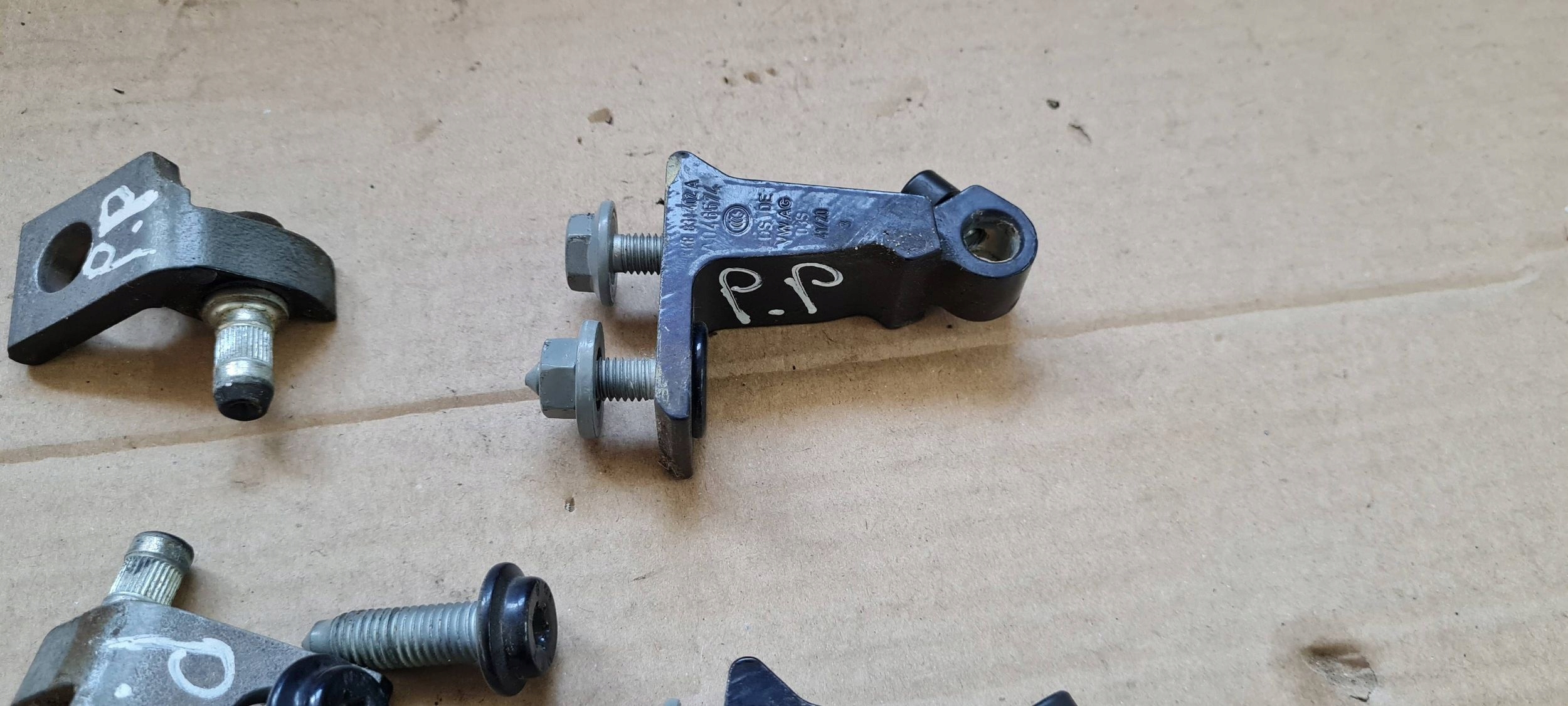 A6 C8 4K hinge hinges door right right front front LX5B KOMPLET