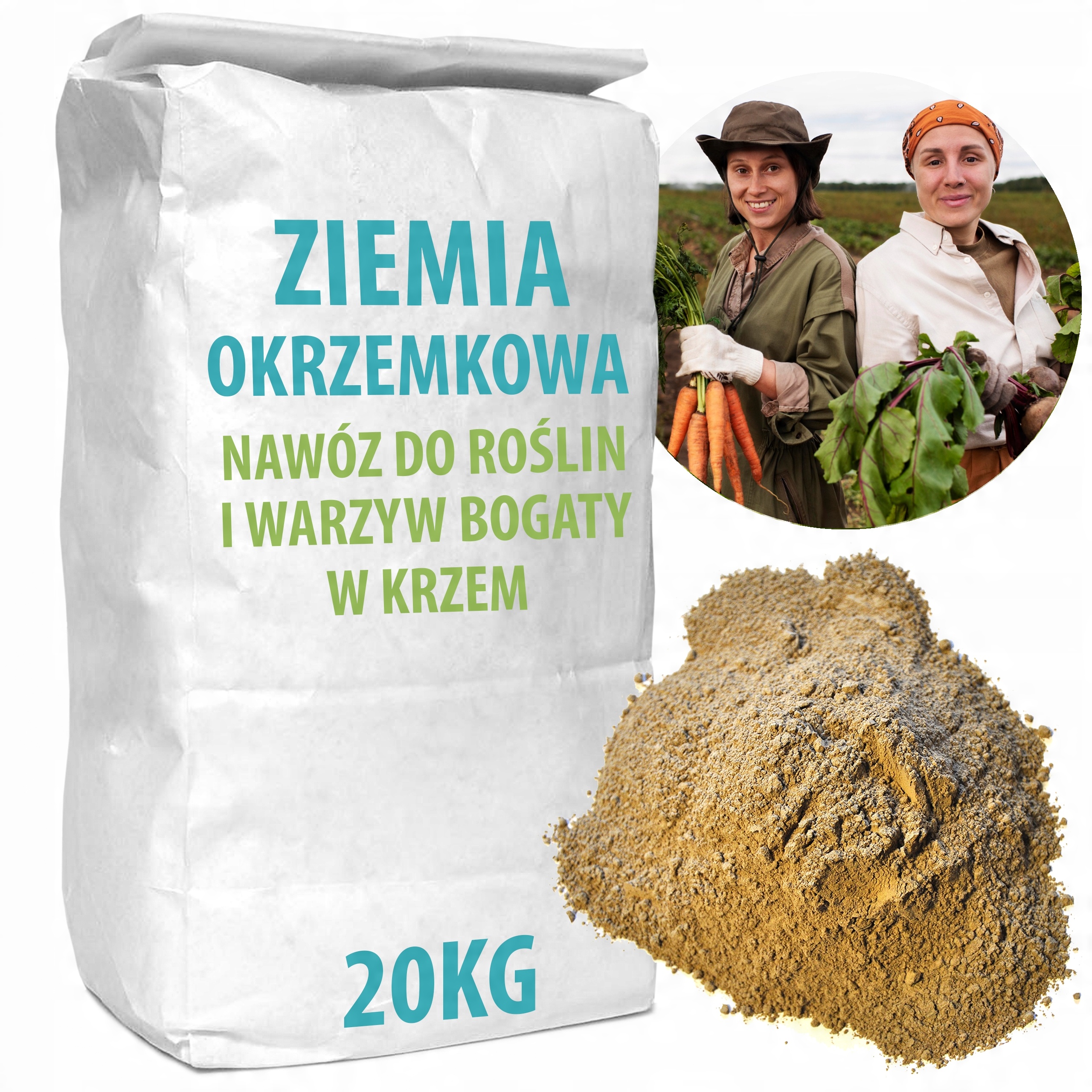 

Ziemia Okrzemkowa Nawóz do Pomidorów, Warzyw 20KG