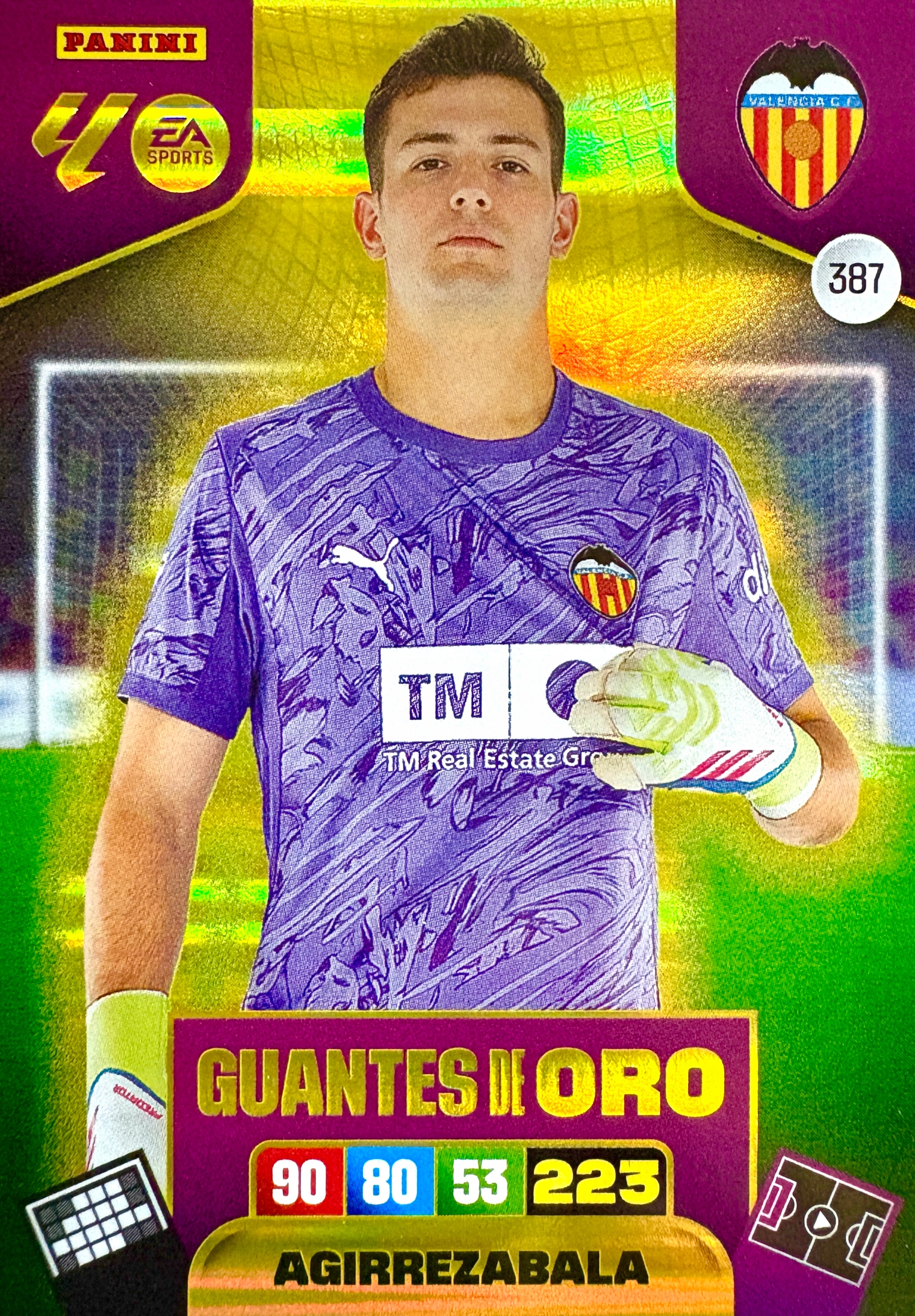 La Liga hiszpańska 2025-26 2026 Guantes De Oro 387 Agirrezabala Valencia