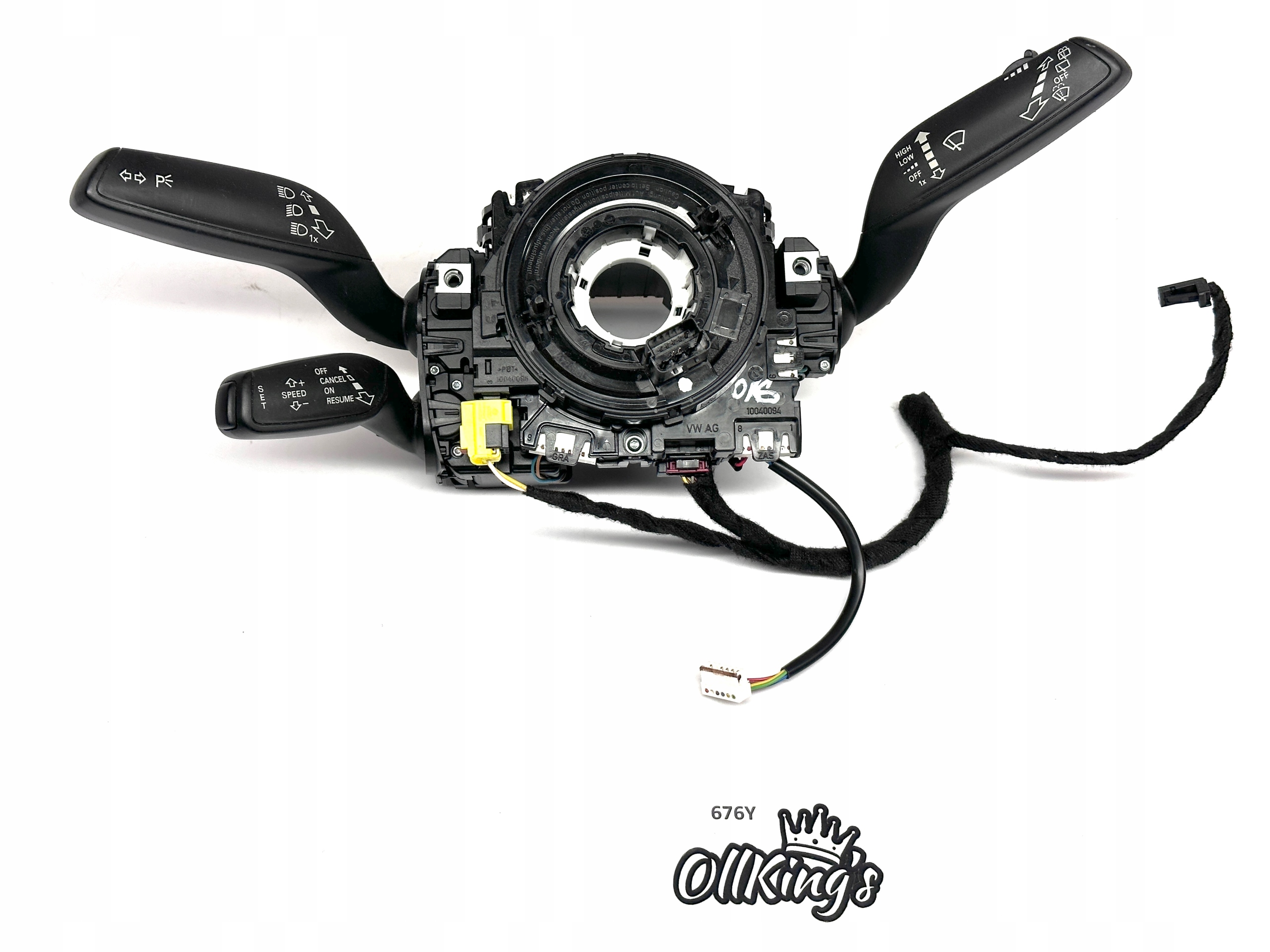 AUDI A3 8V steering wheel levers and controls ring control PAJAK 8V0953521BP 5Q0953549C