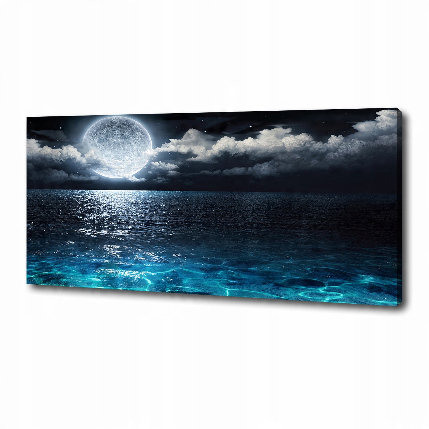 

Foto obraz na płótnie Księżyc w pełni 125x50 cm