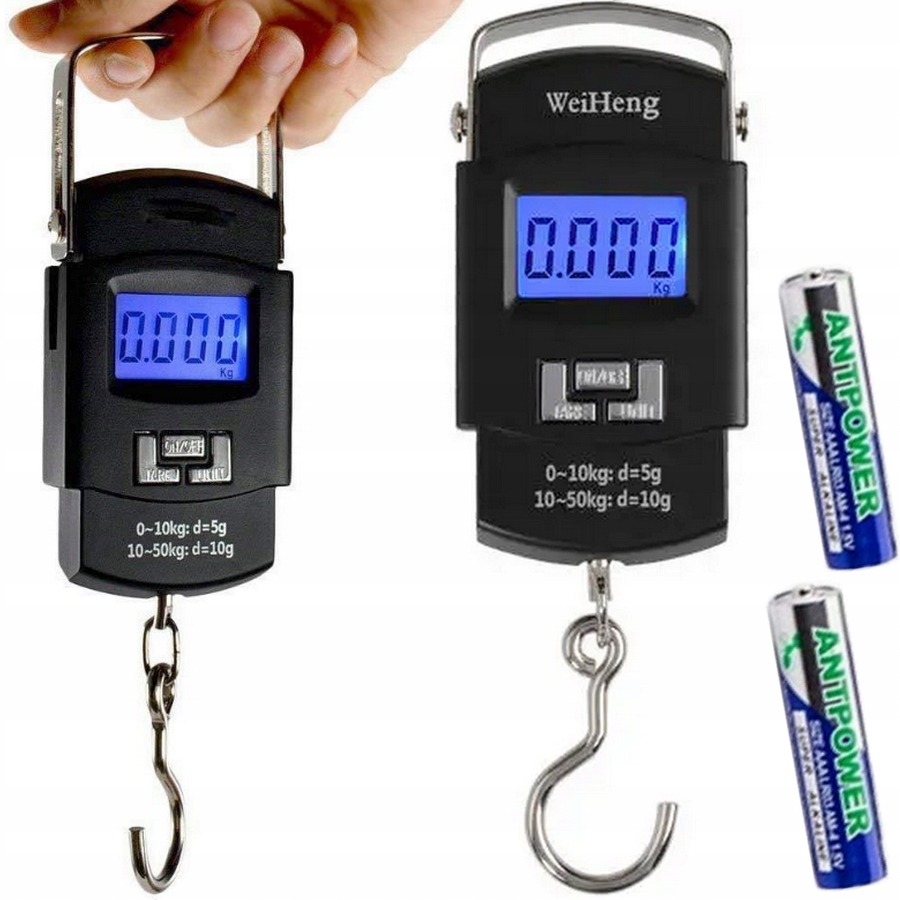 

Waga Hakowa Wędkarska Bagażowa Podróżna LCD 50 kg