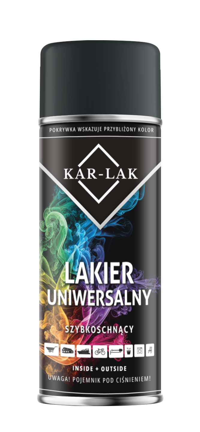 Kar-lak Ral 7016 Mat Antracyt Farba Lakier Car Lak Spray 400 ML