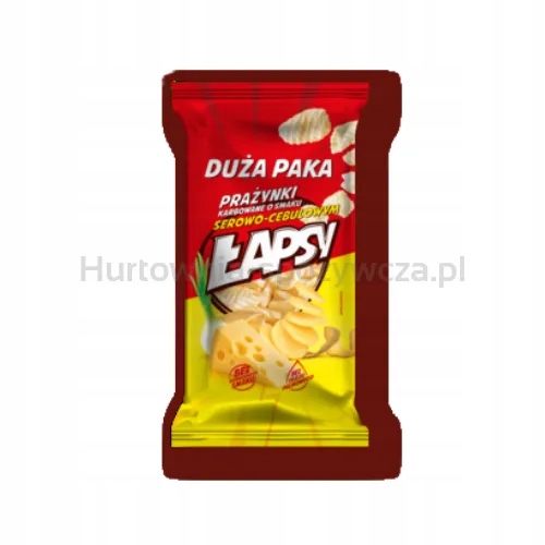 Łapsy Vroubkované krekry s příchutí zelené cibulky 110 g