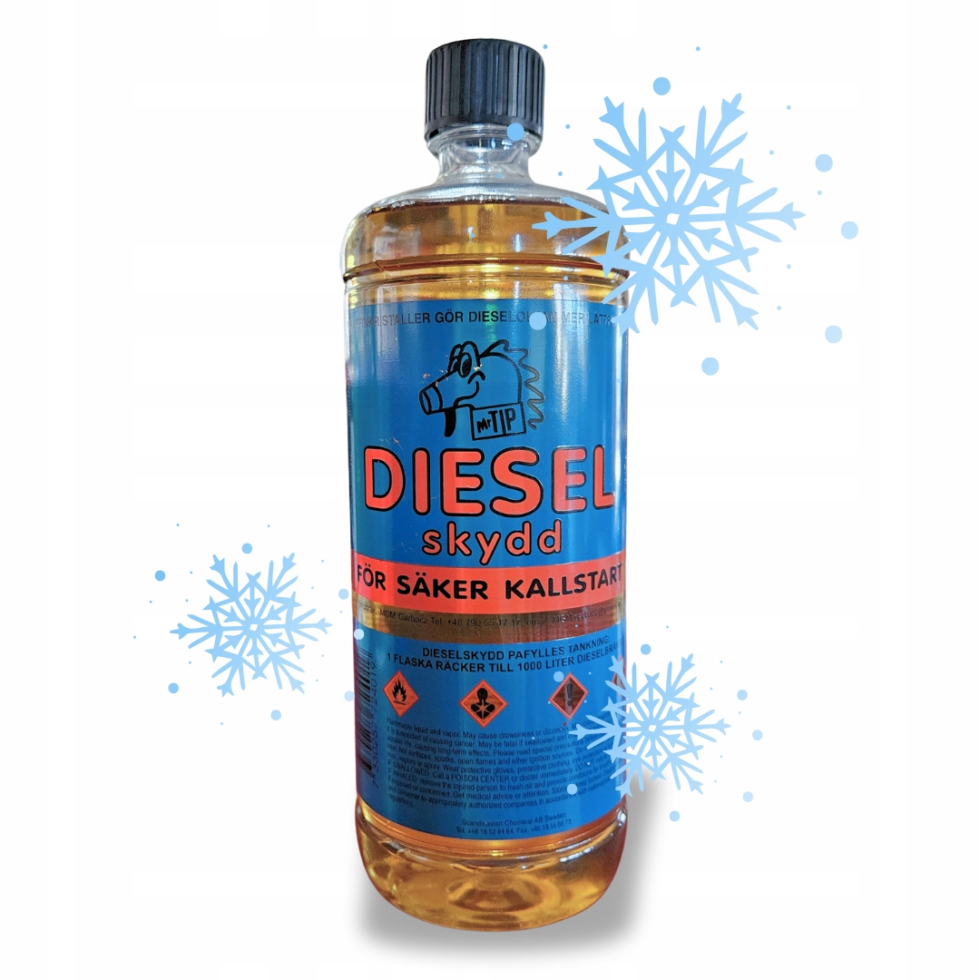 Dodatek do oleju napędowego Diesel Skydd Depresator Do Diesla 1L Szwedzki