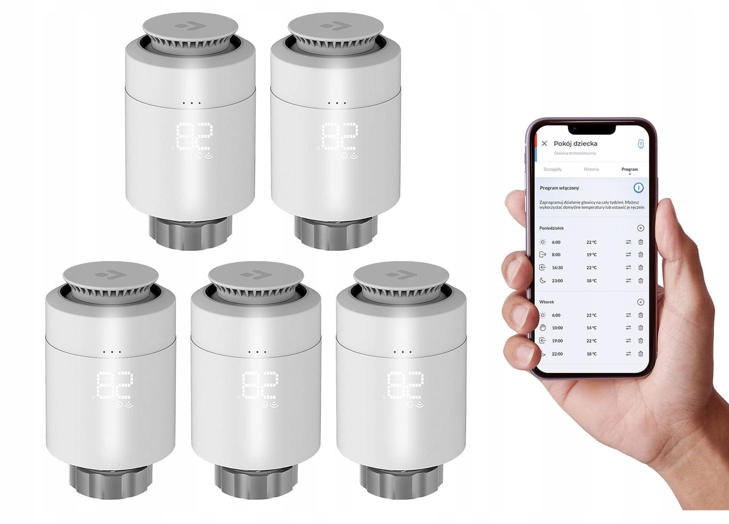 5 x Termostatická hlavica Ferguson