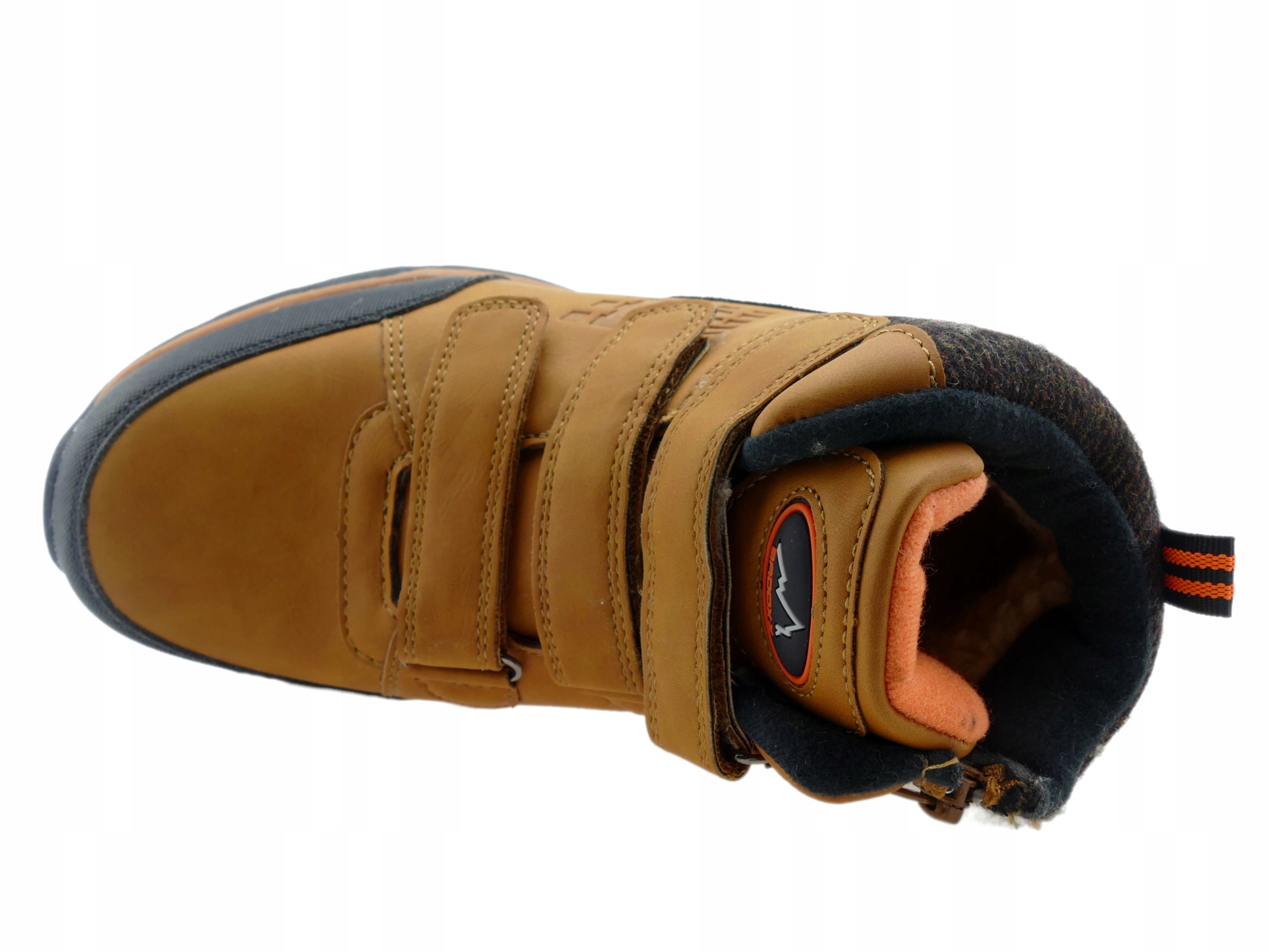 BUTY ZIMOWE CHŁOPIĘCE OCIEPLANE ŚNIEGOWCE TRAPERY NA RZEPY R.41 Rozmiar (new) 41