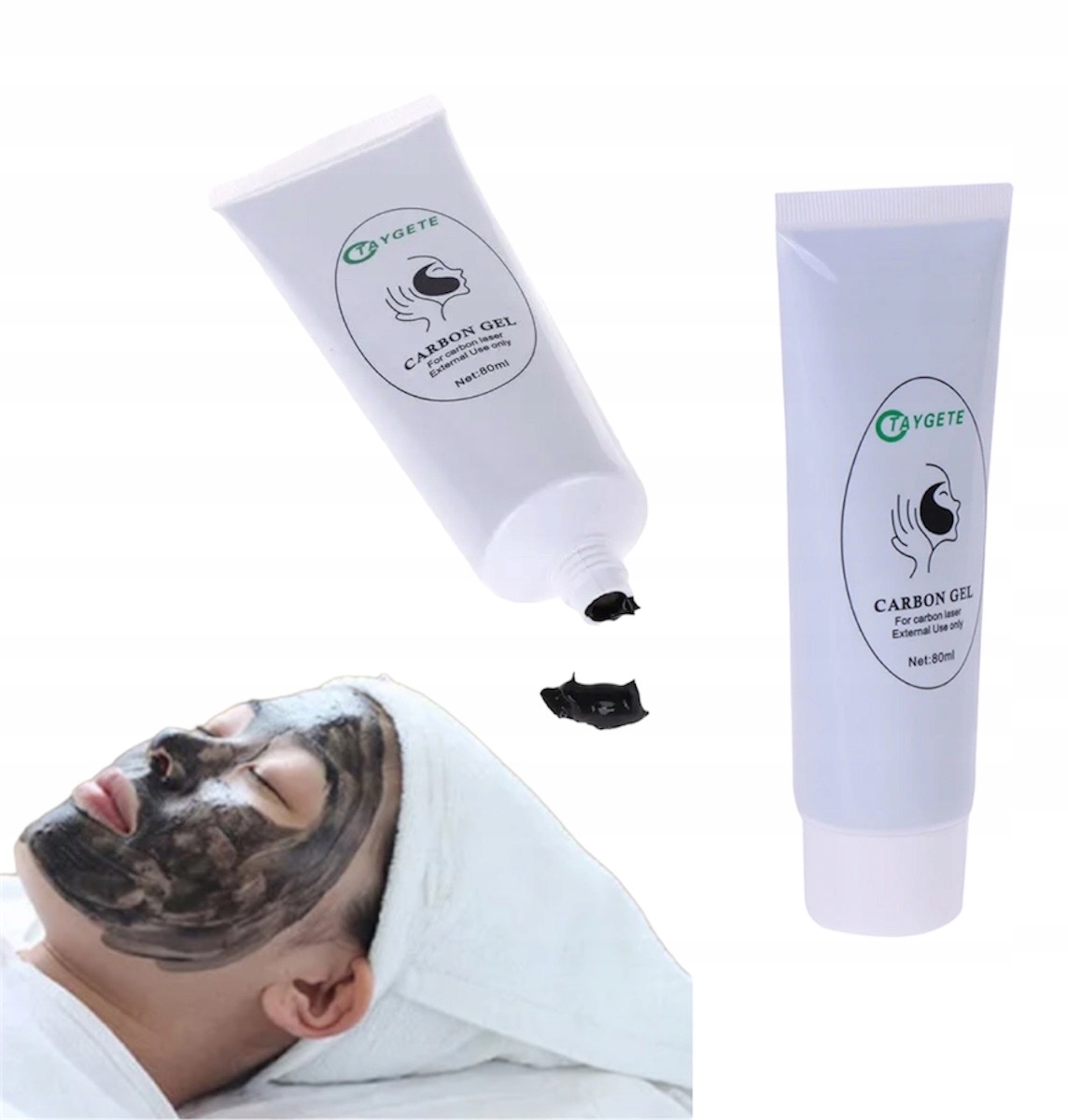

Czarna Maska Peeling Węglowa Do Twarzy Carbon 80ML