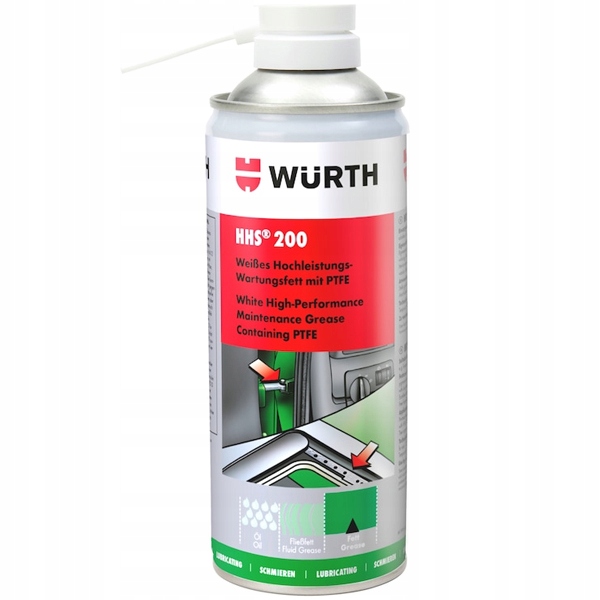 Smar Biały Wysokotemperaturowy Hhs 200 Uniwersalny Do Maszyn 08931067 400ml