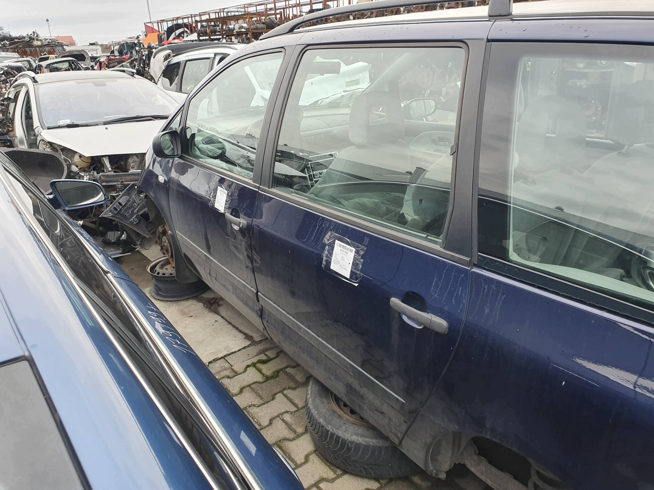 Tür links heck STATE BLUE (METALLIC) FORD GALAXY