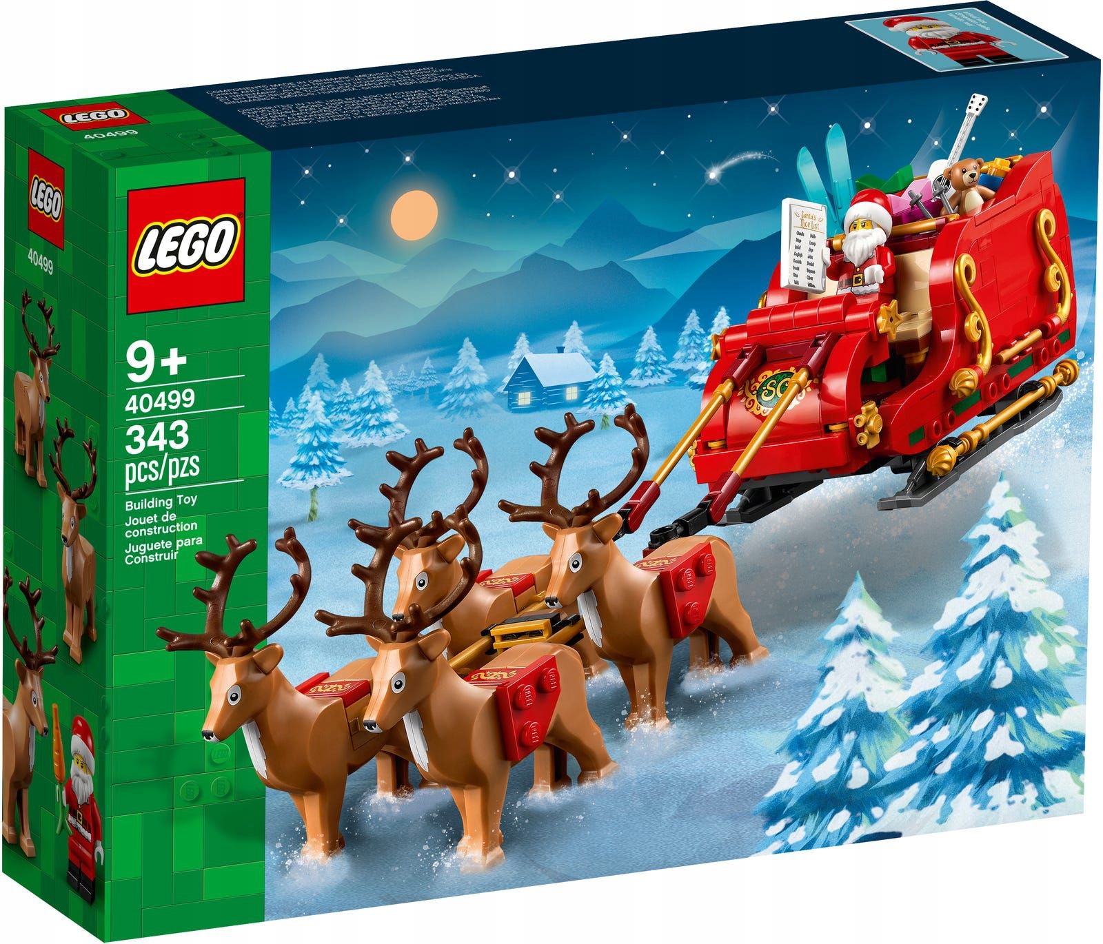 LEGO Creator Expert 40499 Sanie Świętego Mikołaja Marka LEGO