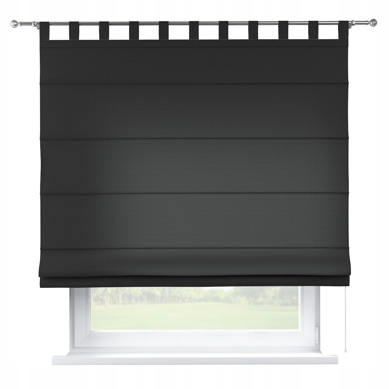 Hotová římská roleta Verona 180 x 180 cm černá