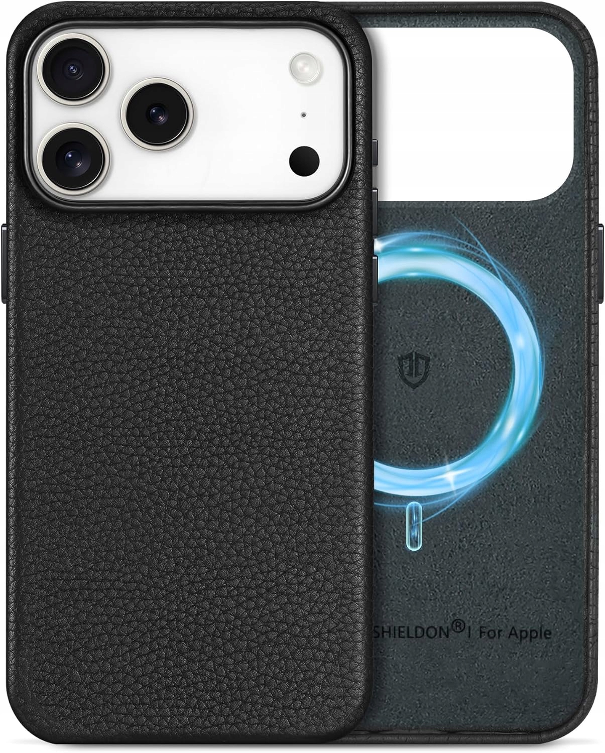 Pouzdro Zadní Kryt Shieldon Pravá Kůže pro Apple iPhone 17 Pro Max MagSafe