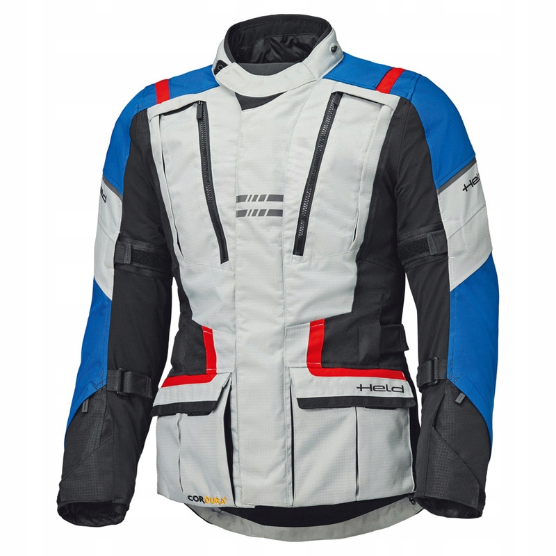 Textilná Motocyklová Bunda Held Hakuna Matata 3 Grey Blue XL