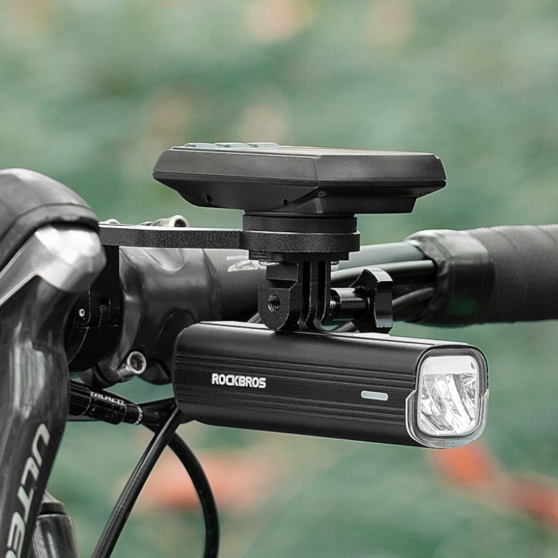 UCHWYT ROWEROWY NA KIEROWNICĘ DO LICZNIKA LAMPKI ALUMINIOWY EAN (GTIN) 0642613243384