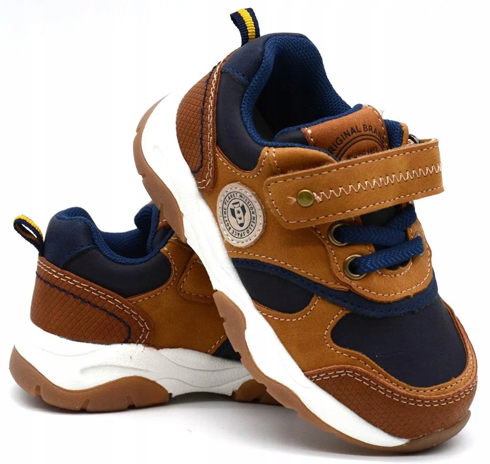 Buty sportowe chłopięce American Club XD133 camel 23