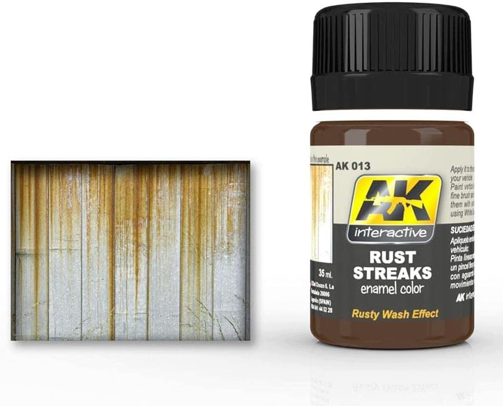 Barva Rust Streaks 17 ML Kapátko Rozpustné Vodou