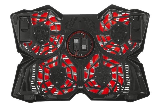 TRUST GXT 278 Notebook Cooling Stand Liczba wbudowanych wentylatorów 4 szt.