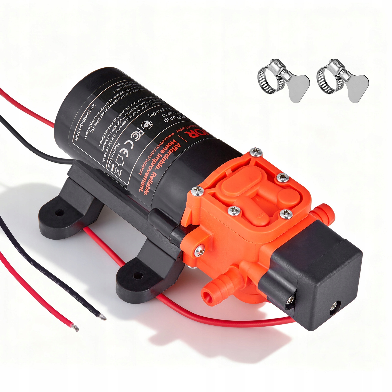 Vevor Membránová Pumpa 12V DC 4 5L Min Samonasávacia Silná A Pevná
