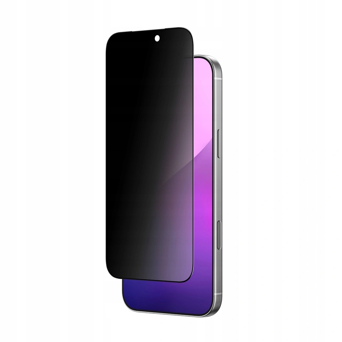 Szkło hartowane prywatyzujące na iPhone 17 Titan Privacy FusionFilter 7