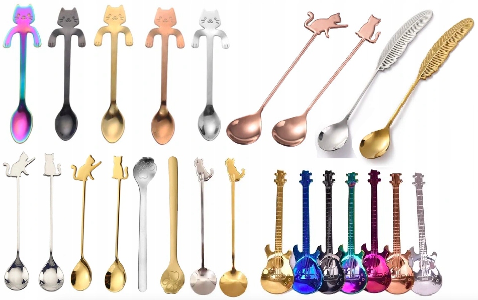 WIDELEC WIDELCZYK KOT KOTEK na PREZENT ROSE GOLD 1szt - PREZENT DLA KOCIARY Linia GW