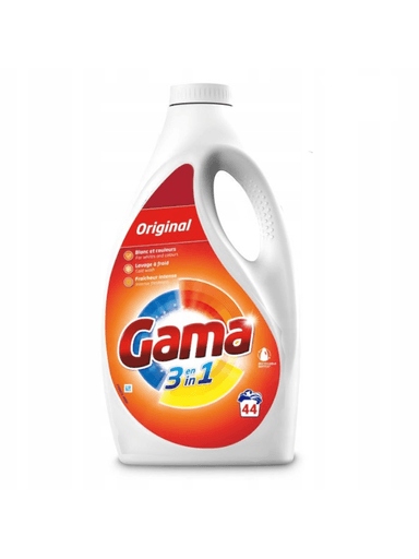 Levně 2X Koncentrovaný Gel na praní Gama Original univerzální 44 praní 1,98 l