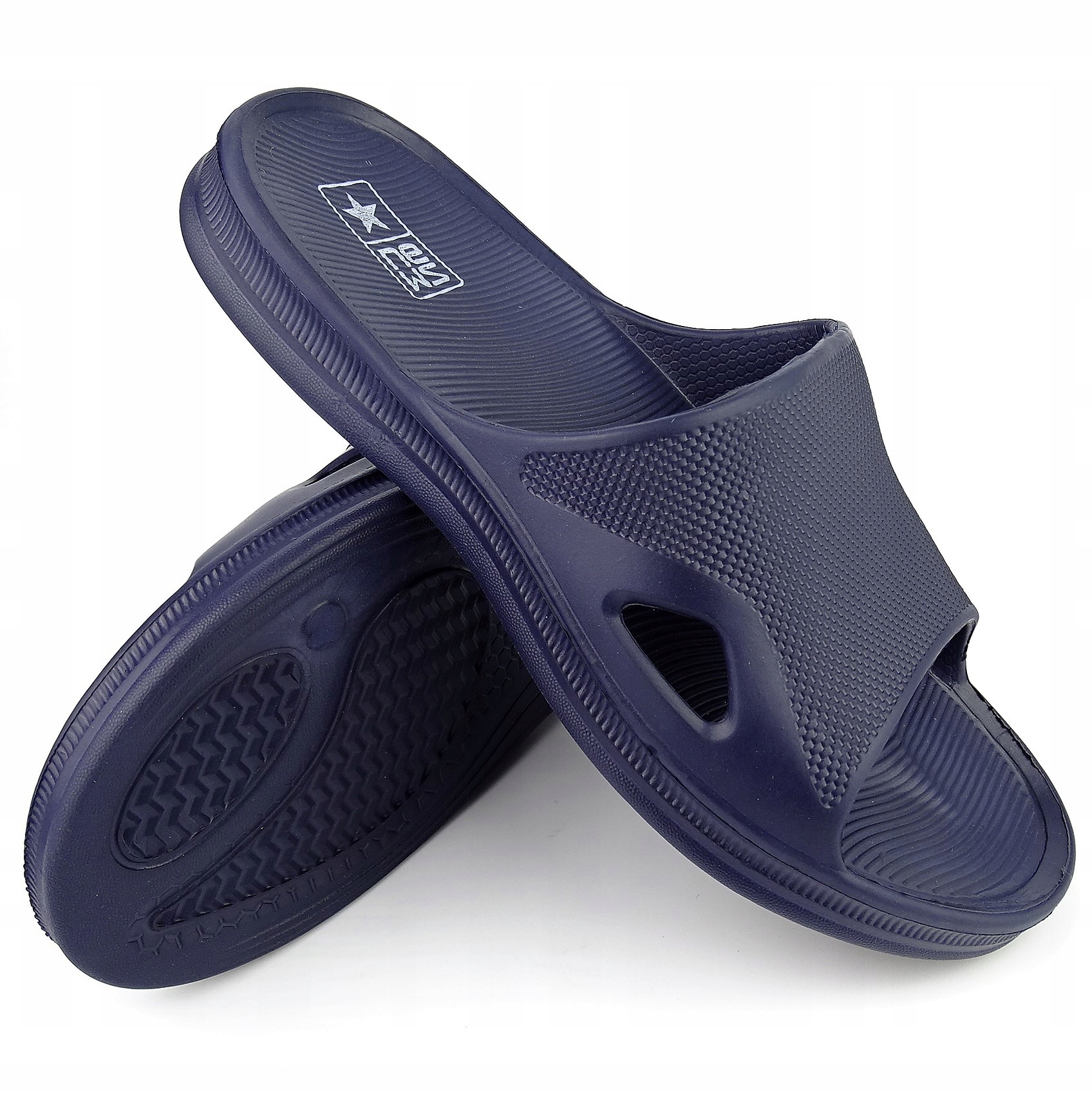 KLAPKI DAMSKIE BASENOWE PIANKOWE GUMOWE LEKKIE 37