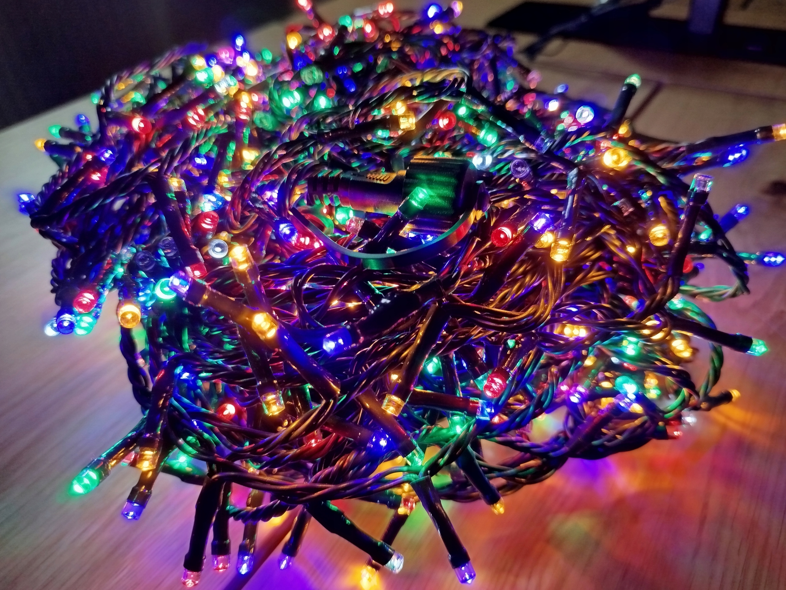 LAMPKI CHOINKOWE 800 LED TIMER FLASH ŚWIATEŁKA FLESZ KOLOROWE NA