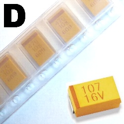 

22uF 16V D Smd Kondensator tantalowy Kemet [2szt]