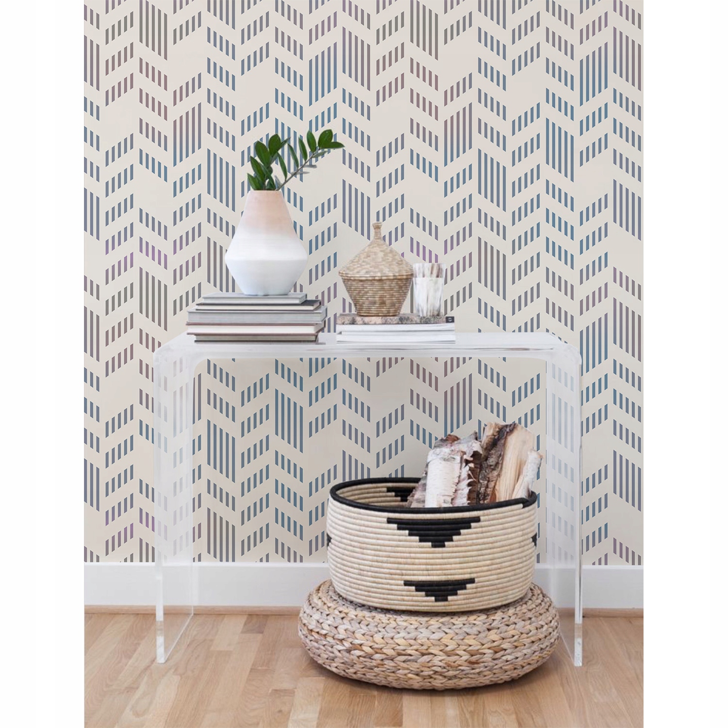 

Tapeta ścienna flizelina Jodełka 254x184 cm + klej