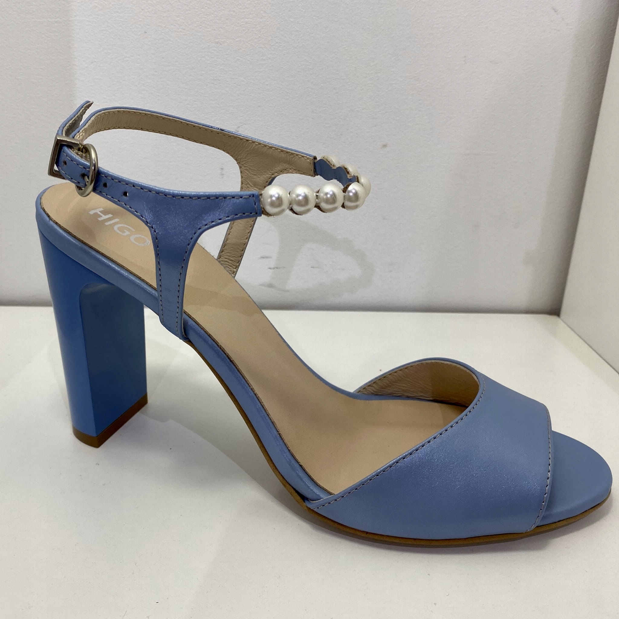Dámské sandály Higo kůže 1692 modré 40