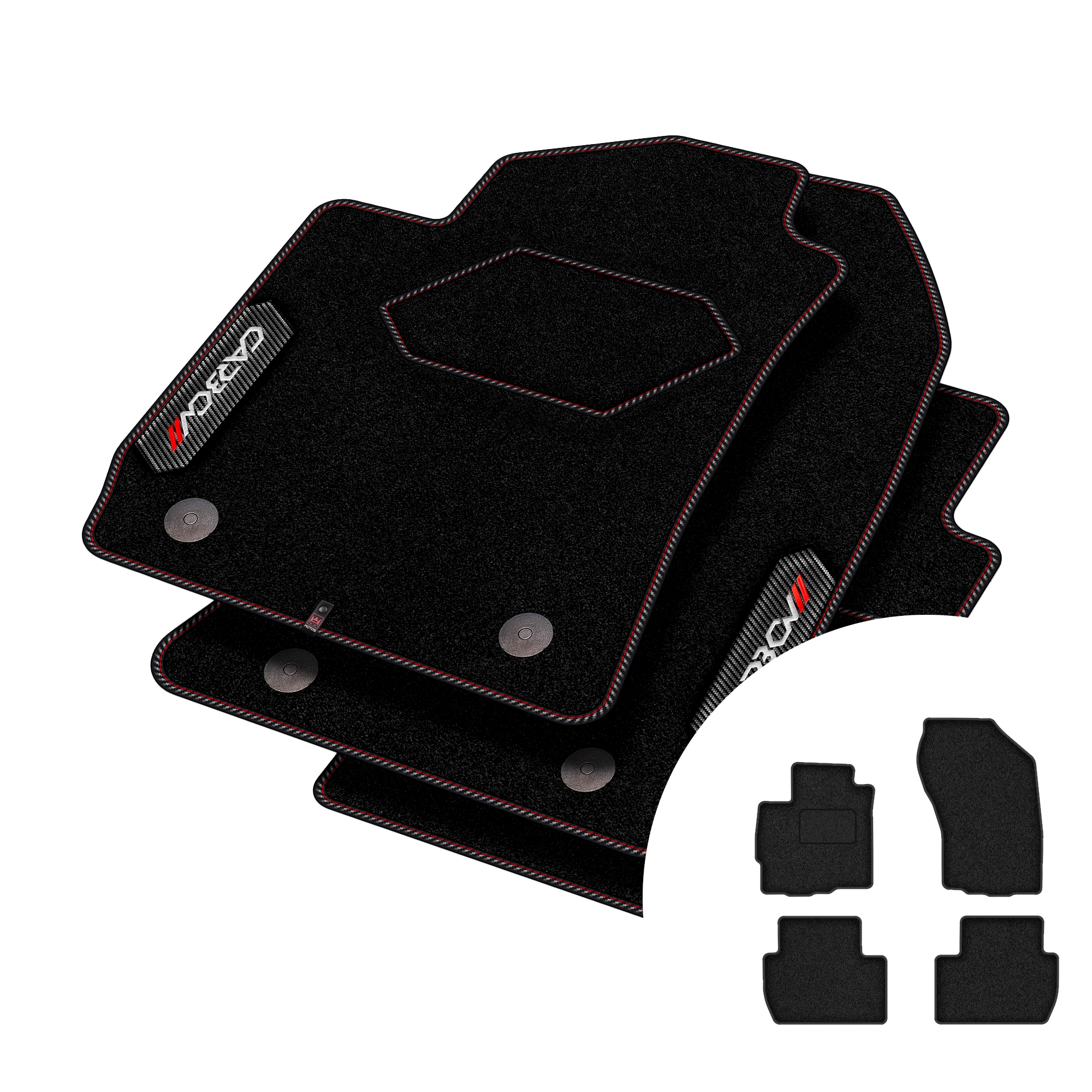 Koberečky Carbon pro Citroen C-Crosser 2007-2012