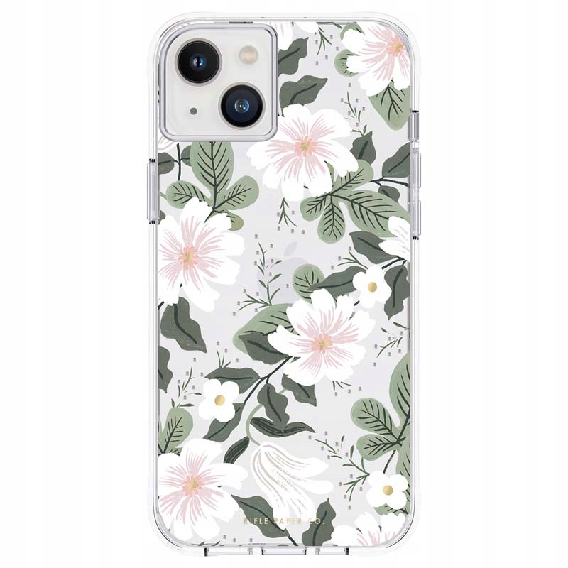 ND38_RP049410 Rifle Paper Clear Etui iPhone 14