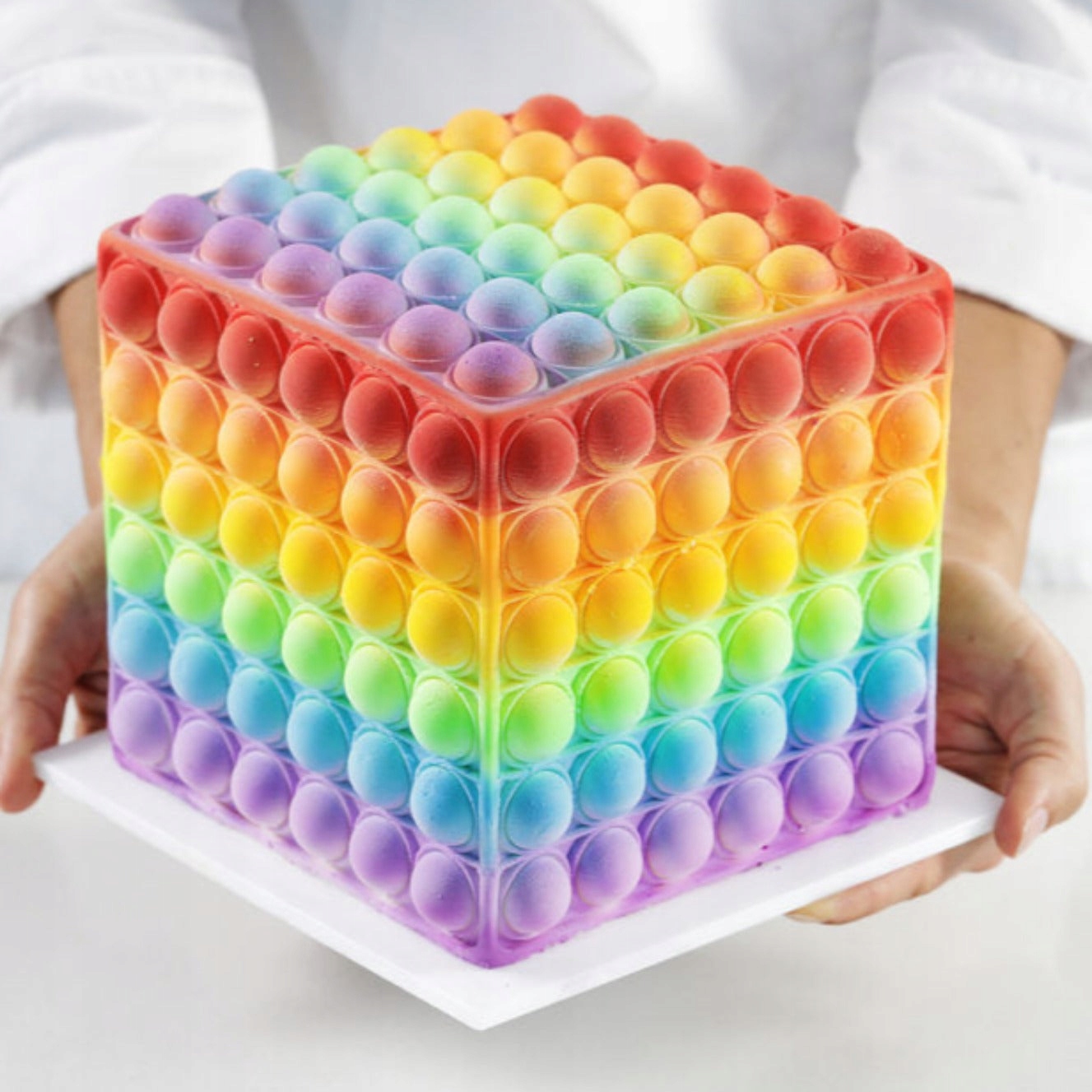 Levně Pop It XXL forma Heart Cake Hand Made silikonová na dorty Dinara