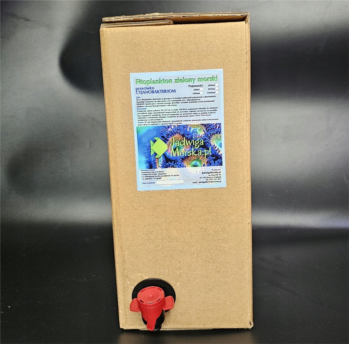 Fytoplankton proti cyanům 5 L, sáček s kohoutkem