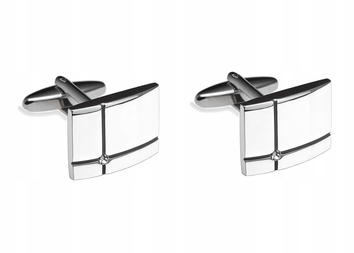 MODNE Spinki do Mankietów Koszul + PUDEŁKO d56 Kod producenta SCD5-6MM