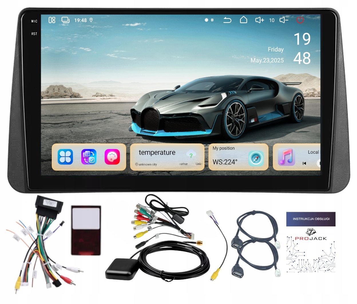 Autorádio Navigace Fiat Tipo Egea 2015-2021 Android 8 Gb 256 Gb Sim