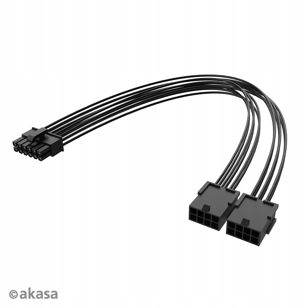 Adapter zasilania AKASA 12pin na 2x 8pin pci-e do HP RTX 4070