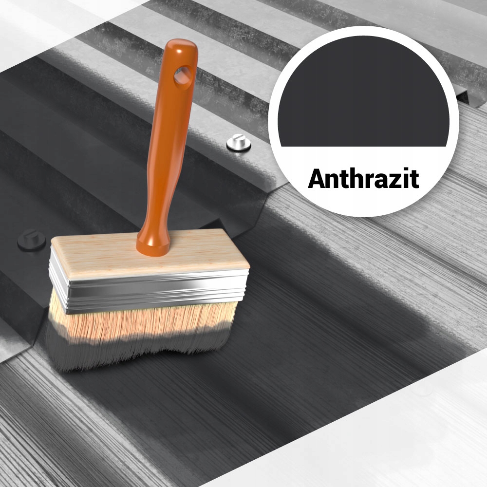 Barva 1,5 kg Fólie na střeše Antracit L+46 Kapacita 1.5 l