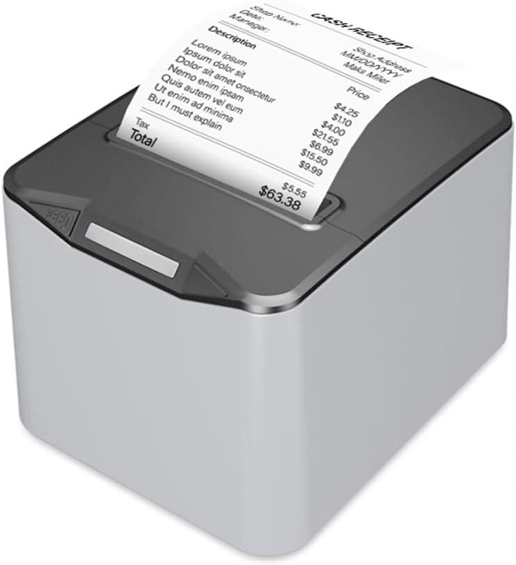 Bisofice drukarka termiczna 80 mm Pos Usb Lan 220 mm/s do etykiet paragonów